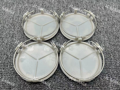 BARBUS Piano Black 75mm Wheel Center Cap Hub Cap For AMG Mercedes-Benz