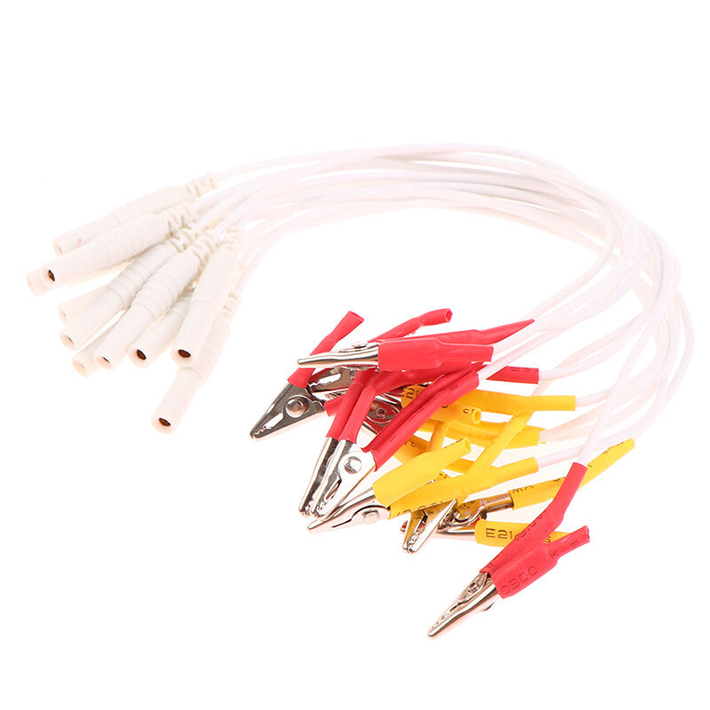6pcs Alligator Clip Cable, Acupuncture Needles Clip for Electronic Acupuncture