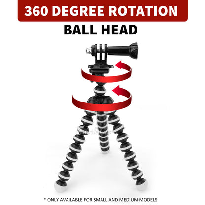 Flexible Octopus Tripod Stand Gorilla Pod Compatible with Universal Phone GoPro Camera DSLR