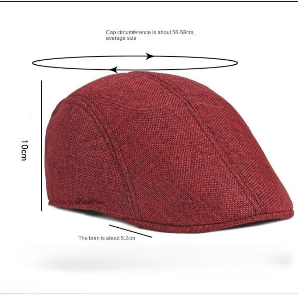 Woven Flat Gatsby Cap Mens Summer Sun Flat Cabbie Newsboy Ivy Hat Golf Driving – Compatible with Golf