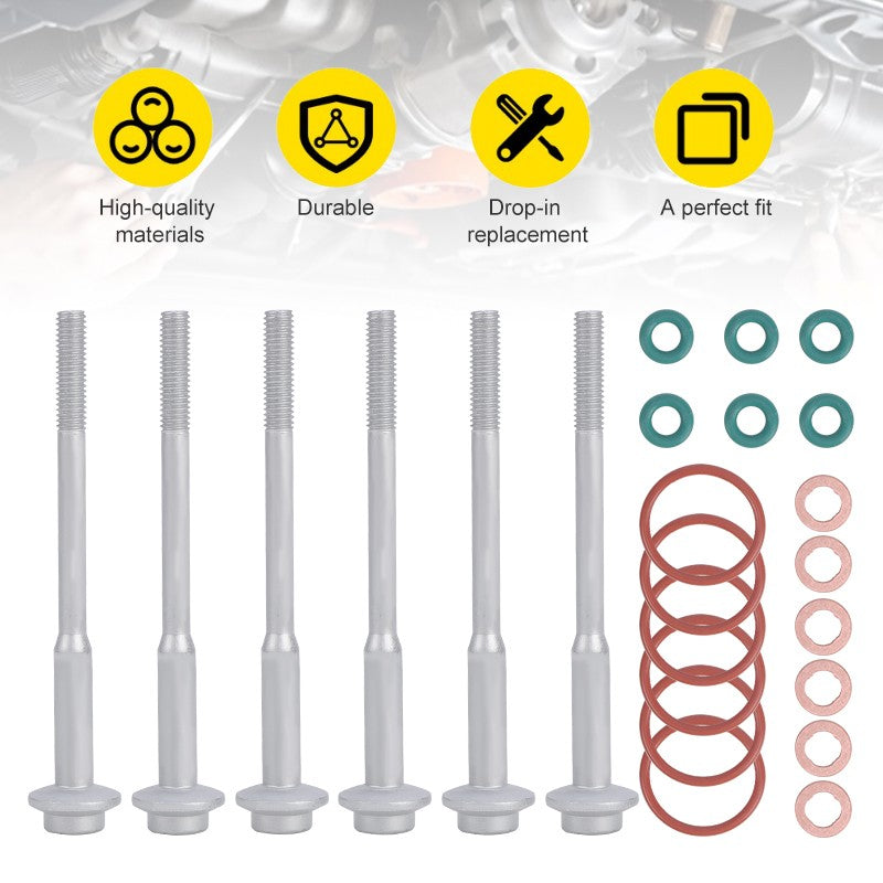 Injector Seal Kit Rings Bolts 059130519B For Audi Q7 Q5 VW Touareg Passat Amarok