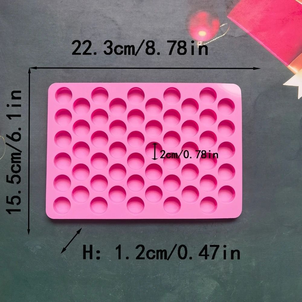 55 Cavity Silicone Gummy Moulds DIY Cake Mold Candy Chocolate Jelly Ice Bakeware