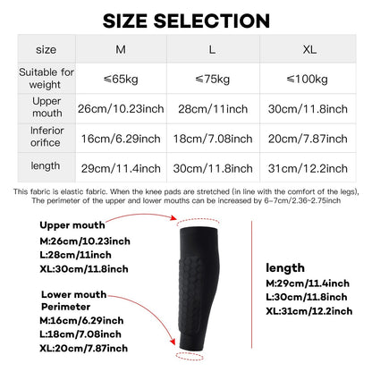 1-2PCS Soccer Shin Guards Pads for Kids Youth Adult Calf Sleeve Compression