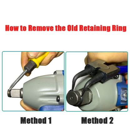 1/2" Retaining Drive O-Ring Clip Socket Circlip  Impact Wrench Accessories