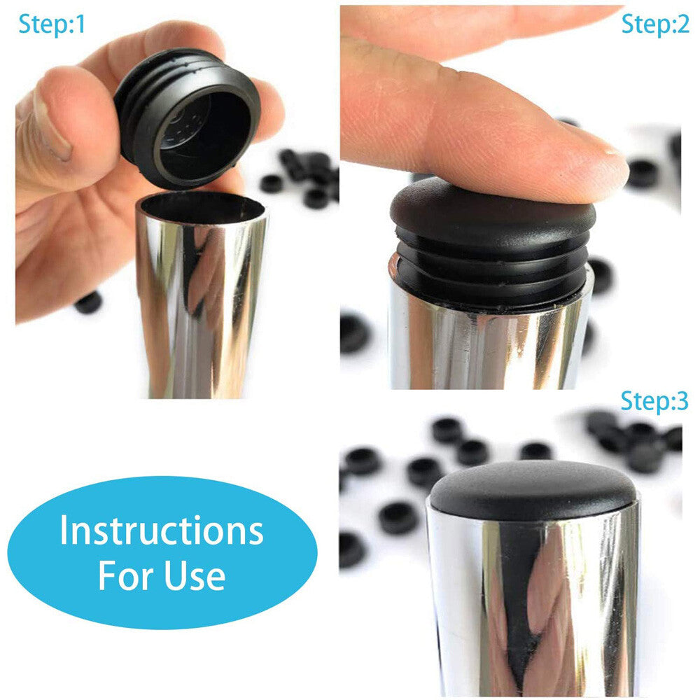 End Cap Chair Tube Insert Plug Floor Protector Furniture Leg Plug Hole Covers