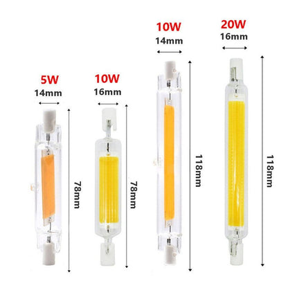 R7S LED 78/118mm LED Flood COB Light Replacement For Halogen Lamp Corn Bulb