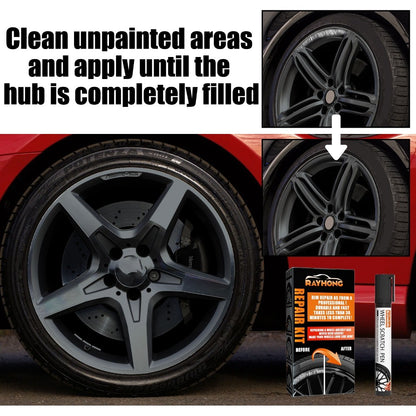 Scratch Repair Car Rim Scratch Repair Kit Paint Repair  Alloy Wheel