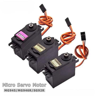 180 360 Degree Metal Gear Servo Motor Model Airplane Motors  for RC Car Robot