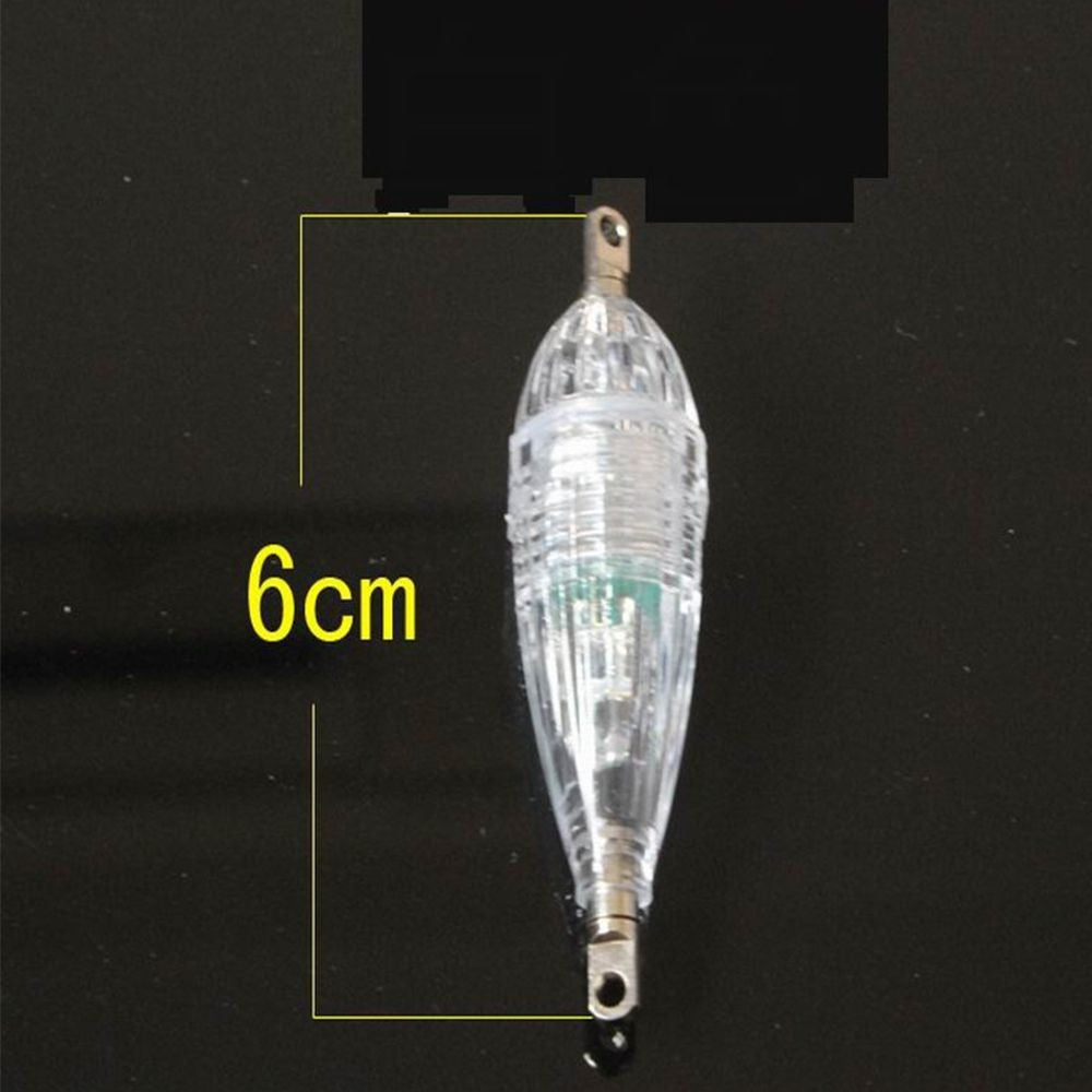 Underwater Diamond Shape Fishing Squid LED Lure Light Flash Lamp Bass Spoon