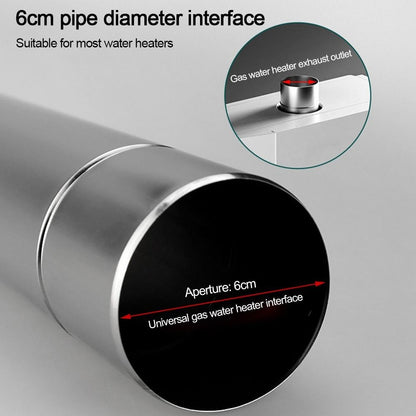 Round Chimney Pipes Stainless Steel Stove Pipes Flue Extension Tube  Camping