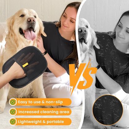 Pet Grooming Gloves Static Dedusting Brush Pet Hair Remover Brush Removing