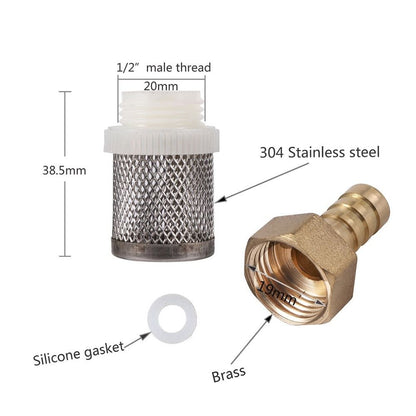 1Pcs Brass Strainer Hose Filter 6-19mm 1/2" Mesh Filter New Filtering Net