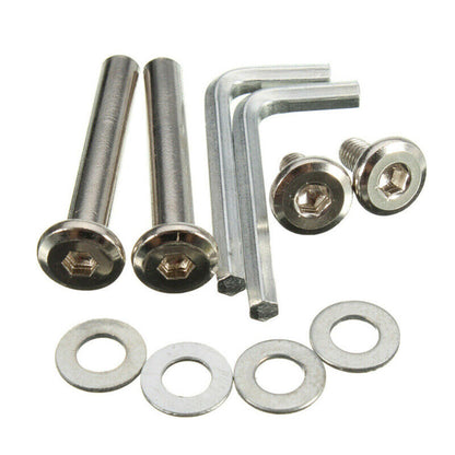 2/4PCS 60-80mm Luggage Suitcase Wheels Axles Repair Kit Replacement Low Noise AU