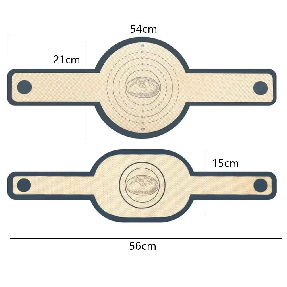 1x Bread Dough Transfer Baking Mat Sourdough Sling LongHandle Loaf Ovens Liner