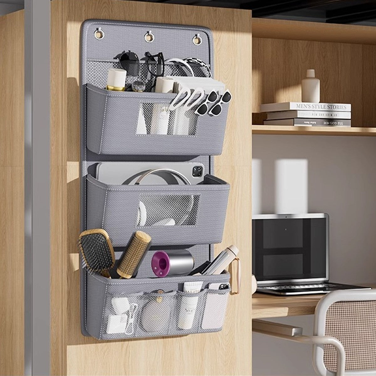 Wall Door Back Storage Organizer Hanging Rack Bag Multi Pocket Durable Design AU