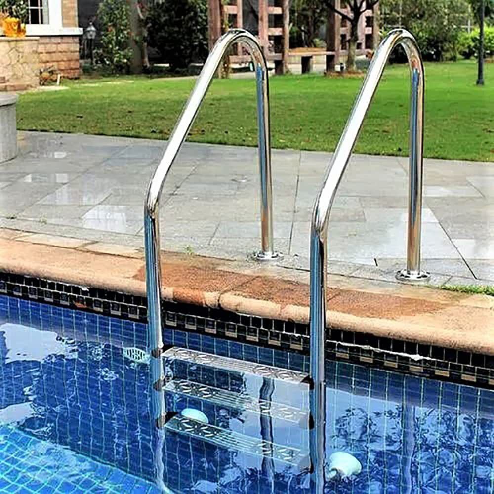 Inground Ladder Bumper White Ladder Foot Cover Bumper Cap  Swimming Pool