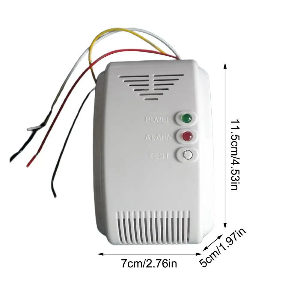 12V Gas Detector Alarm Carbon Monoxide Gas Detector Natural Motor Home Camper