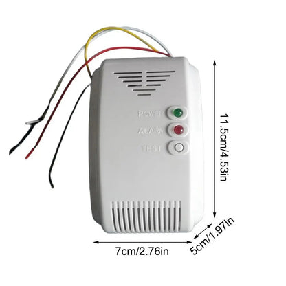 12V Gas Detector Alarm Carbon Monoxide Gas Detector Natural Motor Home Camper