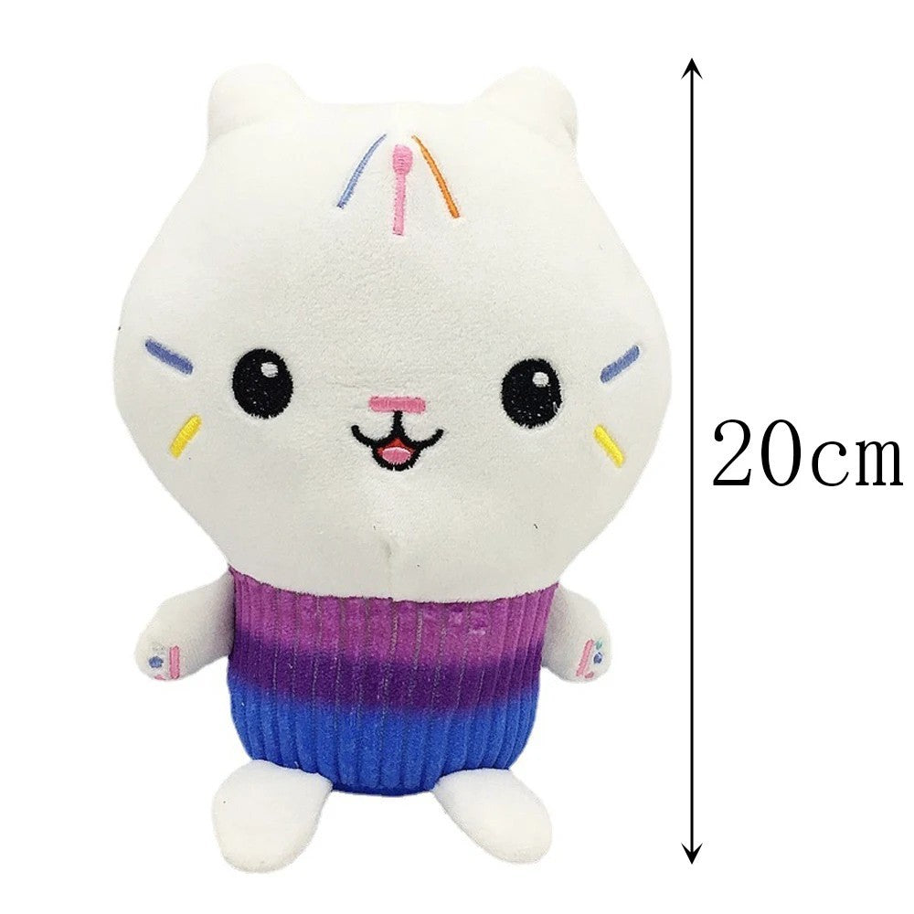 Gabby's Dollhouse Pandy Paws Cat Plush Doll Toys Soft Stuffed Kids Xmas Gift A++