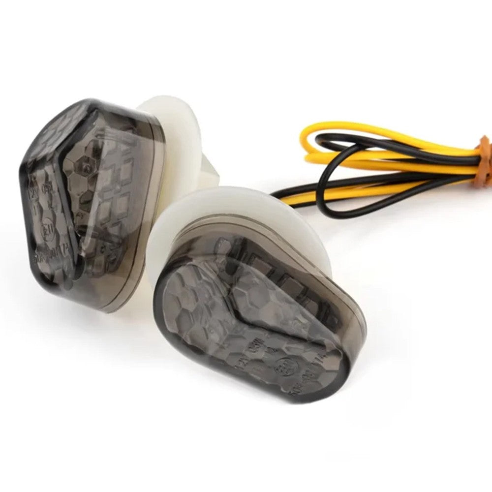 LED Flush Mount Indicators Turn Signals For Yamaha YZF R1 R6 FZ1 FZ6 MT03 XJ6