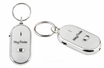 3x Key Finder Wireless Whistle Response w/ Flash LED Anti-Lost Ring Beep Sound A