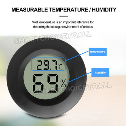 LCD Mini Digital Thermometer Hygrometer Temperature Humidity Humidity Meter AUS