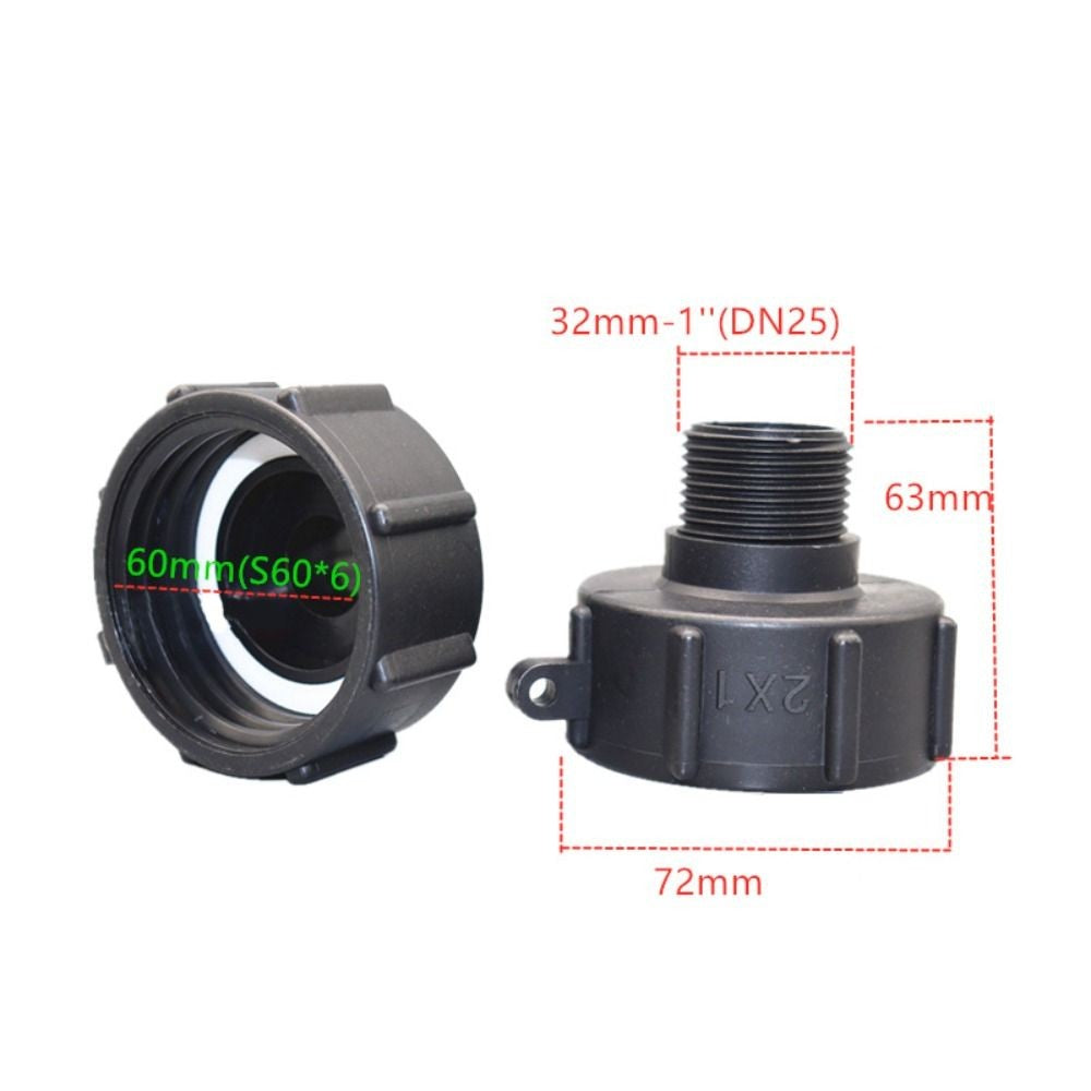 IBC IBC Tank Adapter S60 Hose Connector IBC Ton Barrel Connector  Water Tank
