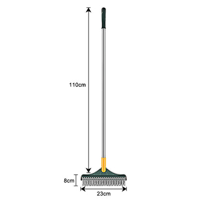 3in1 Floor Brush Scrub Wiper 180 Rotating Head Home Handle Cleaning Bathroom AU