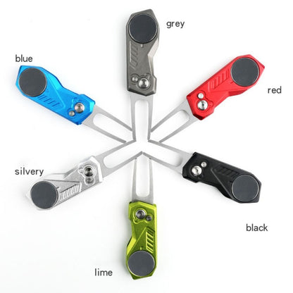 Divot Repair Tool with Popup Button Foldable Golf Green Fork Golf Marker – Compatible with Golf