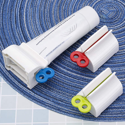 3x Toothpaste Squeezer Bathroom Tube Easy Stand Dispenser Rolling Holder Seat AU – Compatible with Seat