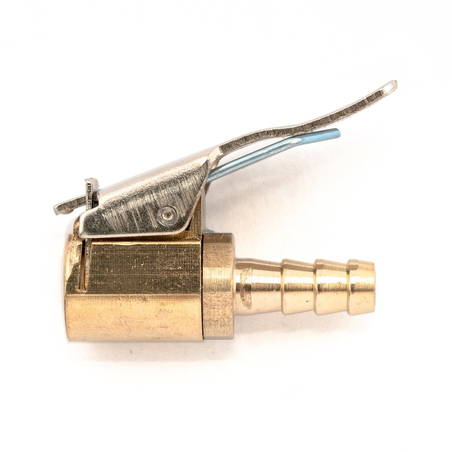 Air Inflator Connector 6mm Barb to Schrader Tyre Tire Inflate Chuck Car Lock Fit