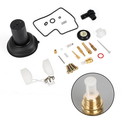 Carburetor Carb Rebuild Kit With plunger & float Compatible with for Honda VLX400 Steed 400