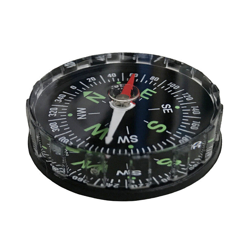 1PCS 45mm Mini Pocket Compass Outdoor Sports Camping Hiking Navigation Black NEW