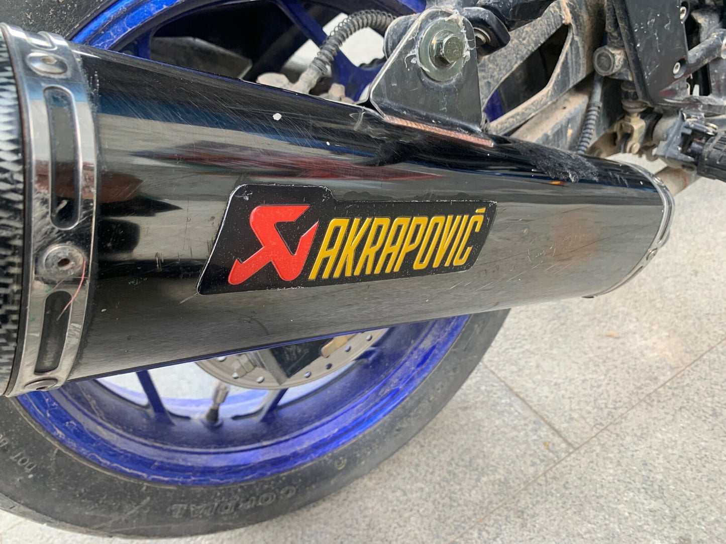 Motorcycle Assort AKRAPOVIC Aluminium Sticker Heat-resistant Exhaust Pipes Decal