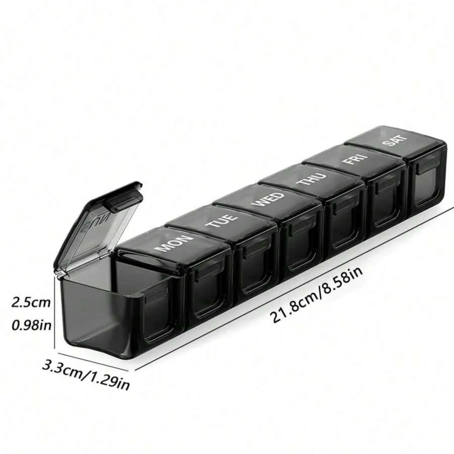Weekly Pill Organizer 7 Day Large XL Daily Medication Organizer Pill Box Holder