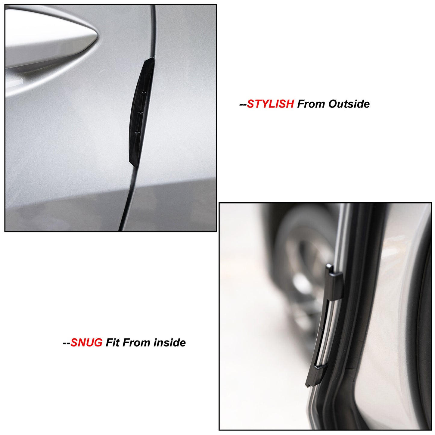 4Pcs Edge Guard Door Anti Collision Strip Protector Universal Car Accessories AU