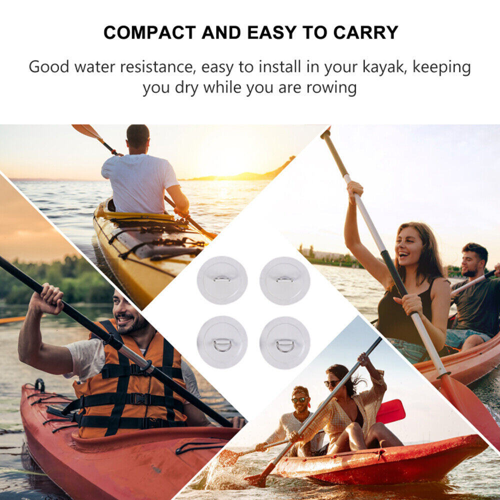 Stainless Steel D Ring Pad Patch Inflatable Paddle Board SUP Kayak Canoe Boat