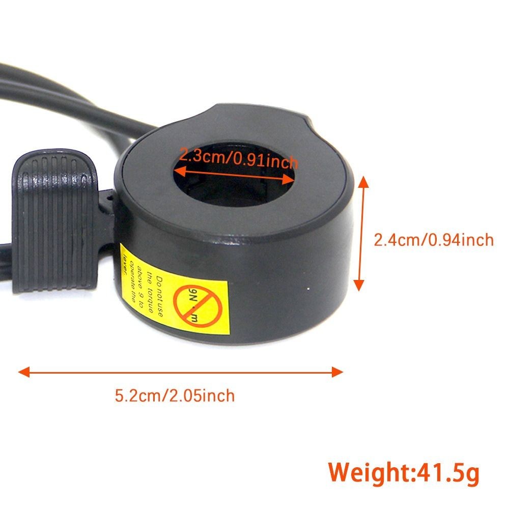 Outdoor EBike Thumb Throttle, Thumb Throttle Handle For Electric Bike E-Scooter