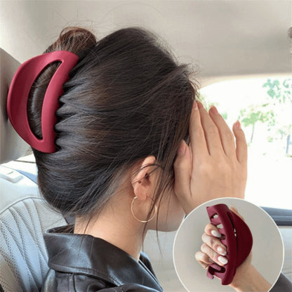 Soft Silicone Hair Clip Matte Hair Barrettes Safe Hair Claw  Hair Accessories
