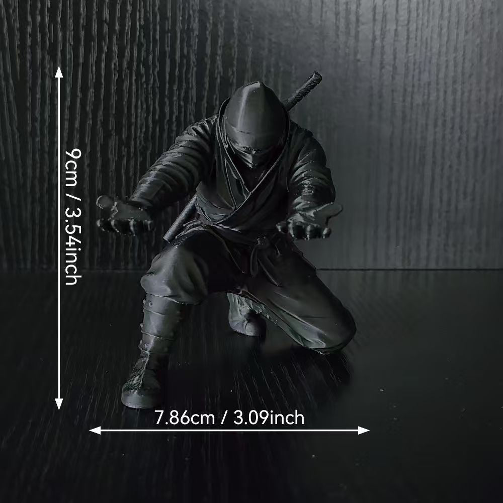 Funny 3D Printing Warrior Ornaments Creative Pen Holder Ninja Ornaments Office