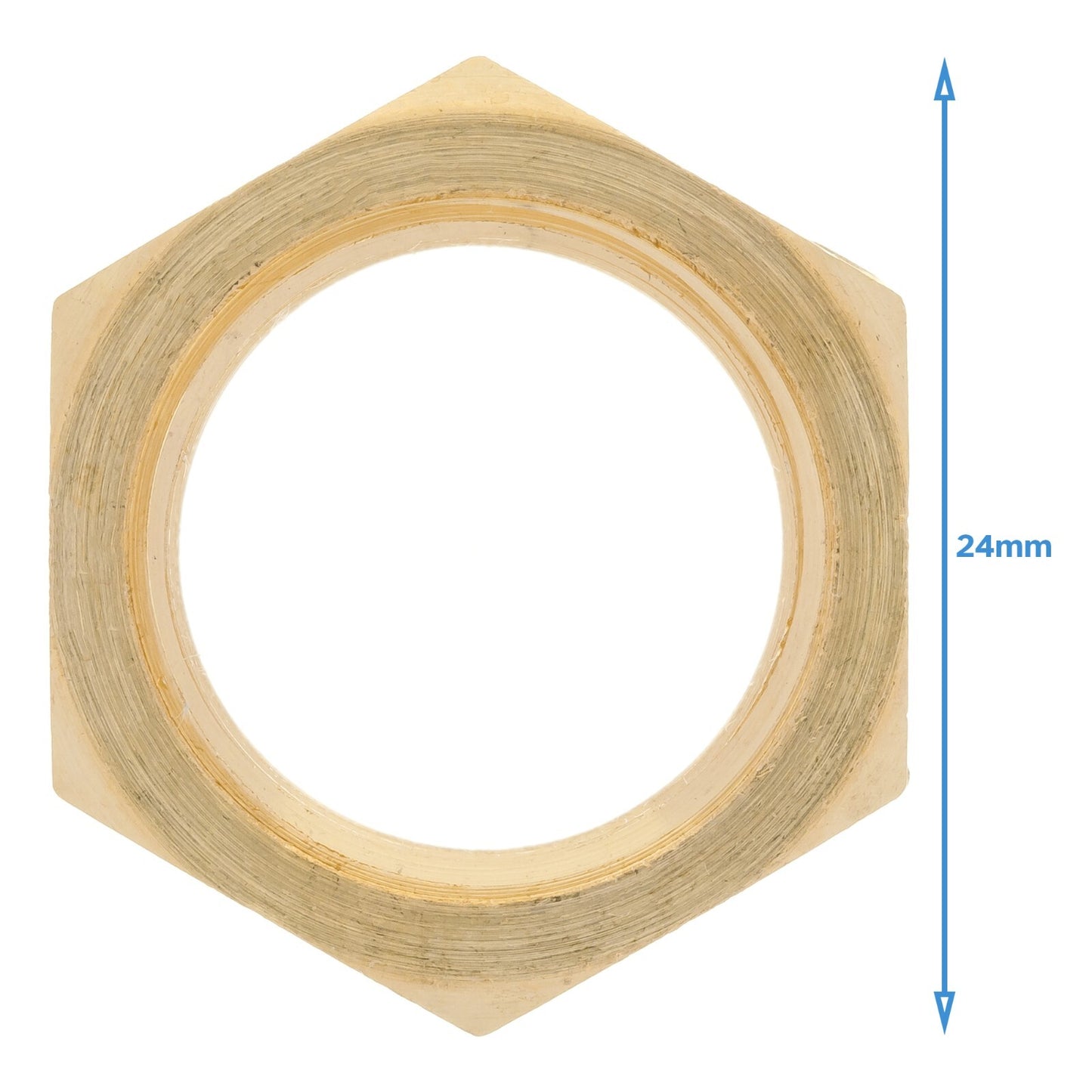 Brass 1/2" NPT Male To 3/8" NPT Female Pipe Reducer Low Profile Threaded Adapter