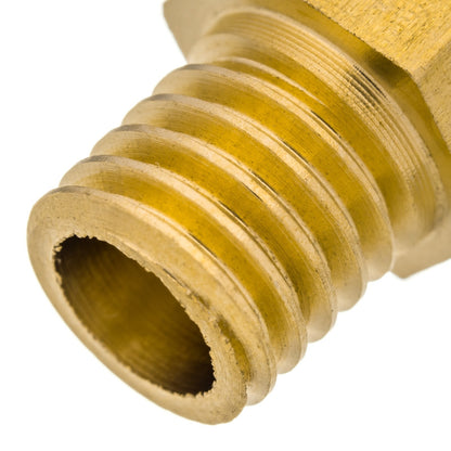 3x Brass 8mm Barb Hose To M8 x 1.25mm Male Threaded Pipe Fitting Tail Connector