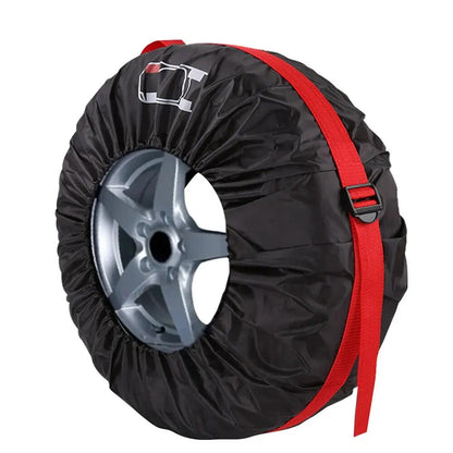 4PCS 13-23inch Car SUV Wheel Bag Tire Tyre Spare Storage Cover Tote Waterproof