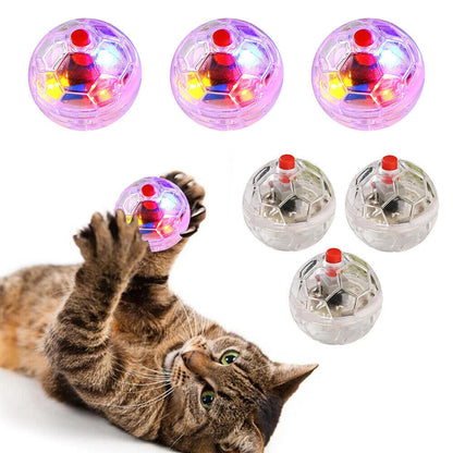 1-9x Ghost Hunting Motion Light Up Balls Flash Paranormal Equipment Pet Cat Toys