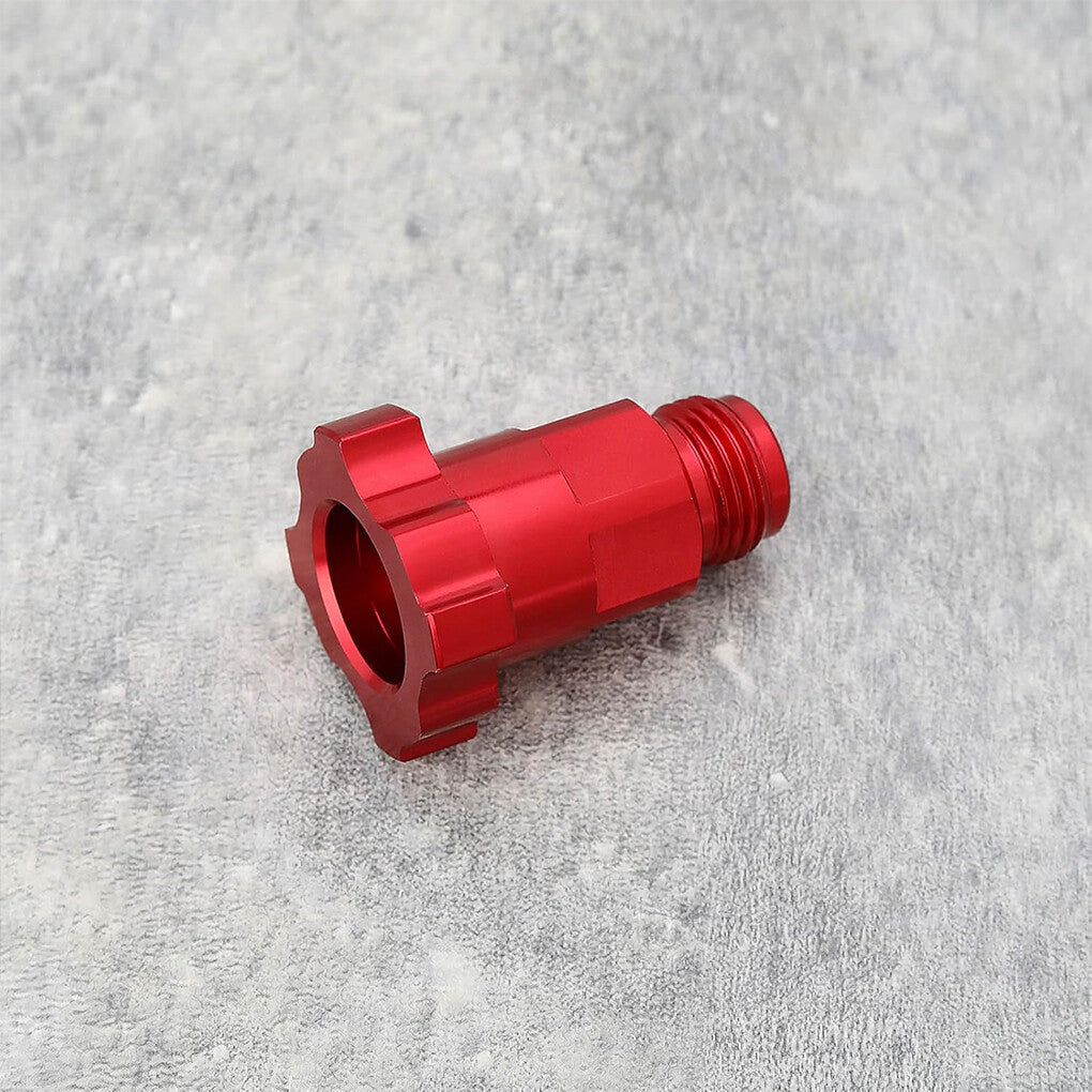 2PCS Spray Gun Connectors M16x5mm External Thread Spray Paint Pot Adapter Red