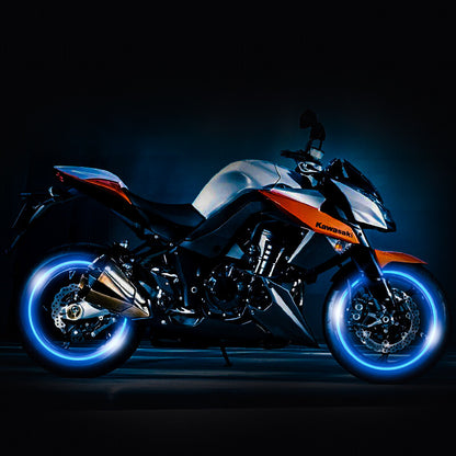 17"/18" Reflective Rim Tape Wheel Stripe Decal Trim Sticker For Car Motorcycle