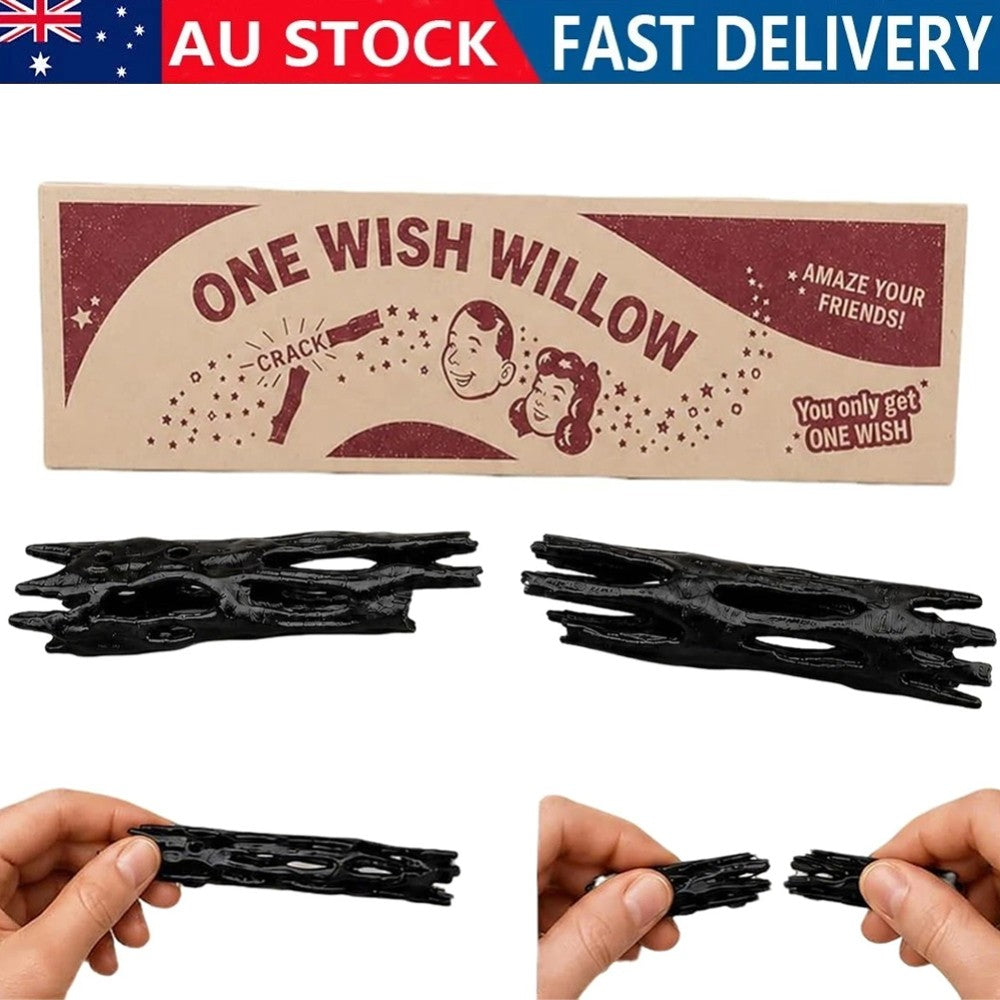 One Wish Willow Snap Stick Replica with Triangle Gift Box,Breakable Wish-Making