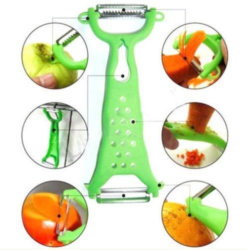 Kitchen Fruit Vegetable Peeler Potato Carrot Cucumber Cheese Slicer Tool AU New