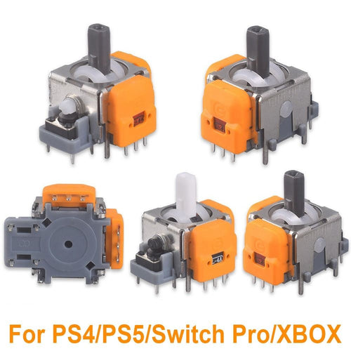 5PCS 3D Analog Sensor Hall Effect Joystick Module for PS5/PS4/Xbox/Switch Pro