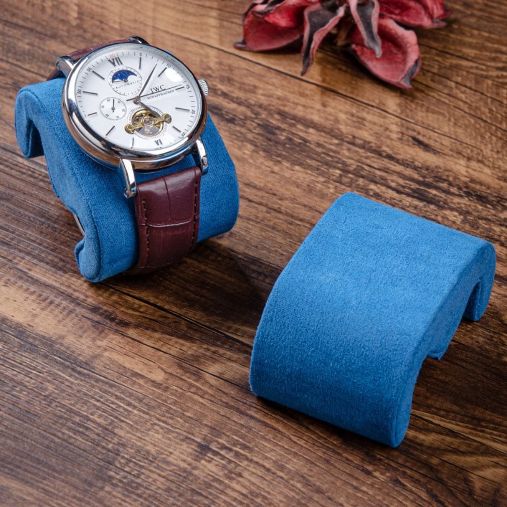 Suede Velvet Fixed Pillows Display Wristwatch Cushion  Watch